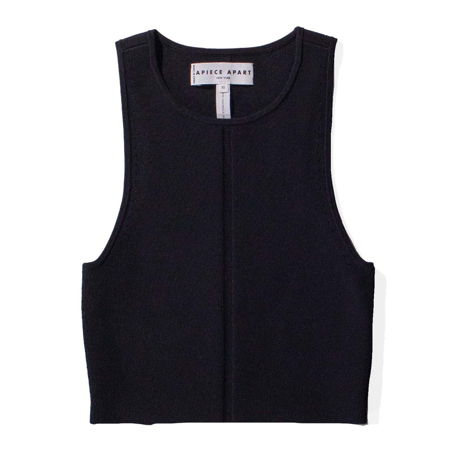 Apiece Apart Eli Racer Tank in Black