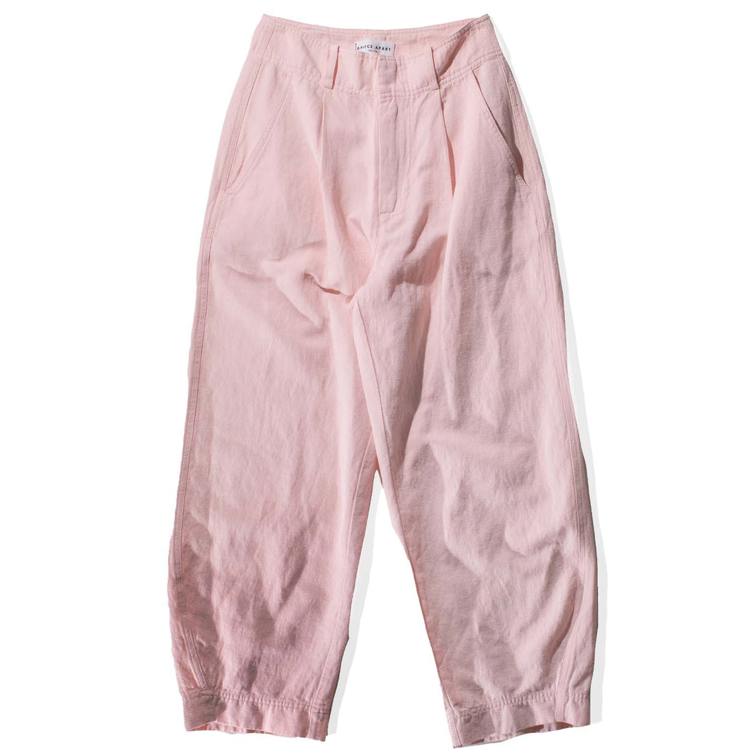 Apiece Apart Petite Bari Cropped Trouser in Rosa