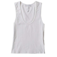 Apiece Apart Uri Low-Cut Tank in Cream