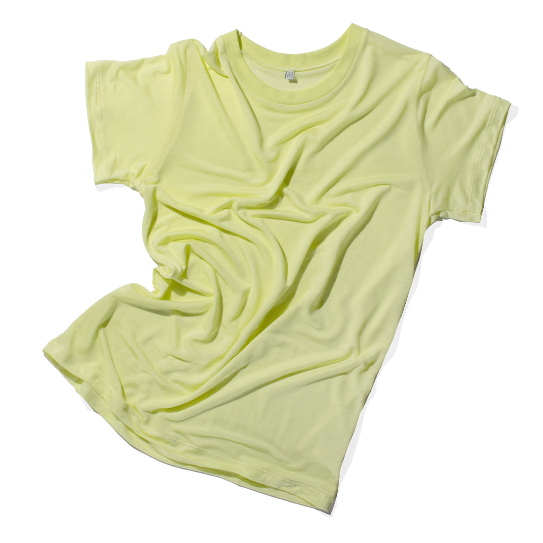 Baserange Bamboo Tee Shirt in Lime