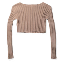 Baserange Macau Pullover in Brandy