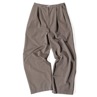 Black Crane Straight Trouser in Dark Olive