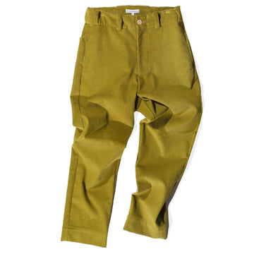 Blluemade Baseball Pant in Olive Oil Corduroy