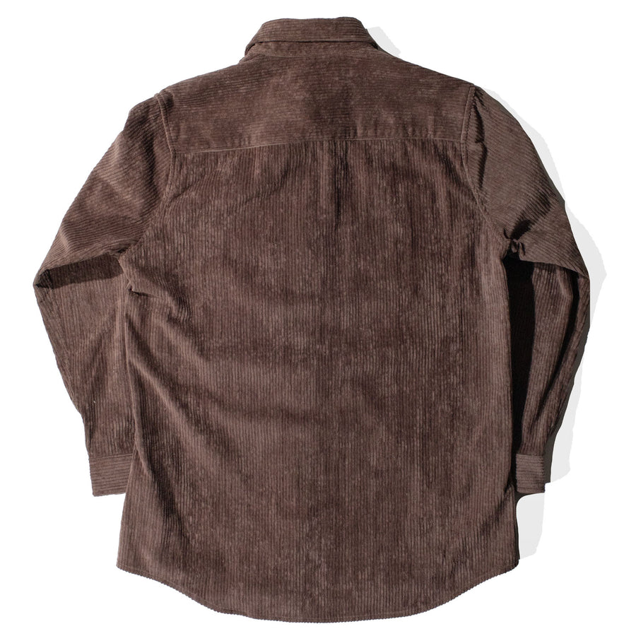 Blluemade Oversized Shirt in Smoke Corduroy