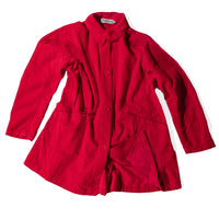 Carleen Constance Jacket in Red Corduroy