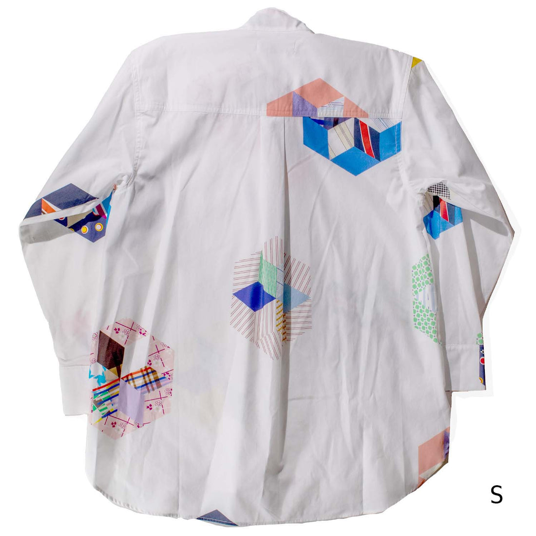 Carleen Emma Bow Shirt in Beach Ball Poplin