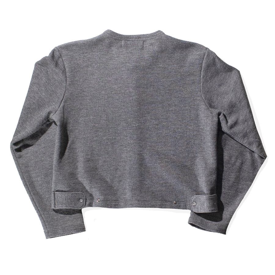 Carleen Snap Cardigan in Charcoal