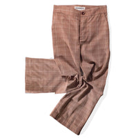 Caron Callahan Bella Pant in Auburn Pencil Plaid