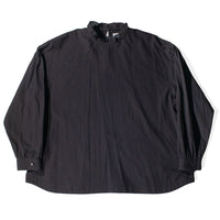 Chimala Frill Collar Shirt in Black