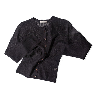 Diotima Portia Cardigan in Black