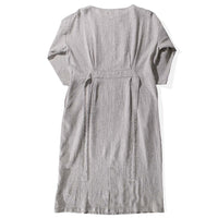 Evam Eva Linen Cotton One Piece in Antique White