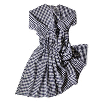 Fabiana Pigna Fer Dress in Navy Plaid