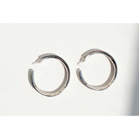 Fay Andrada Taita LG Hoops in Silver