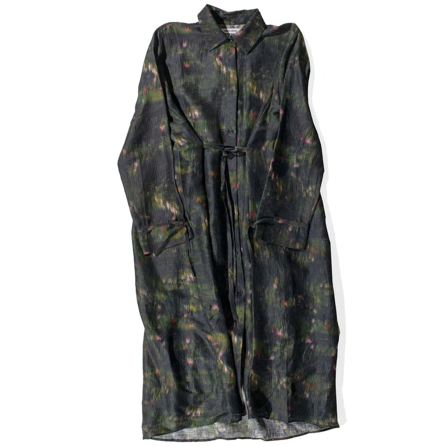 Henrik Vibskov Pull Silk Dress in Dark Bouquet