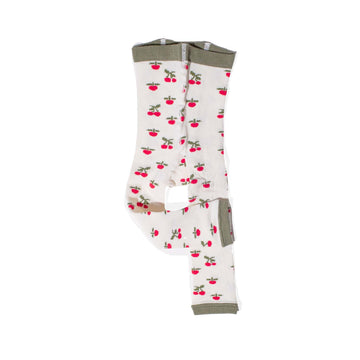 Hansel From Basel Mini Little Cherries All Over Legging in Ivory