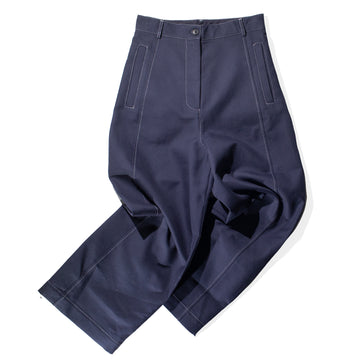 Henrik Vibskov Navy Post Pant in Navy x Off White