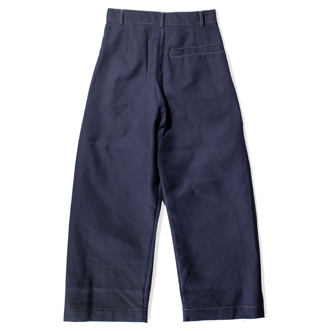 Henrik Vibskov Navy Post Pant in Navy x Off White