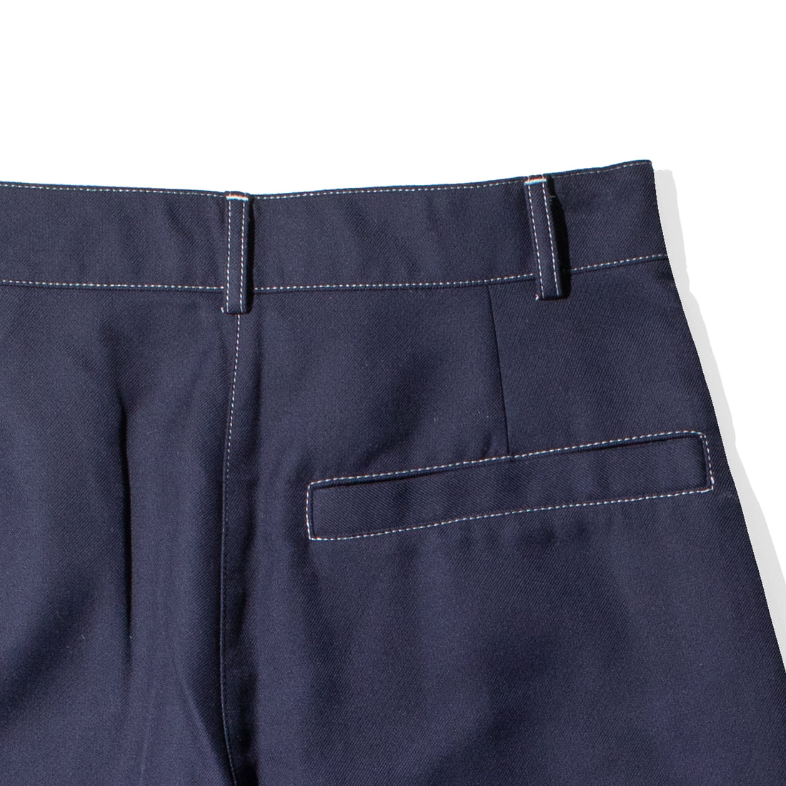 Henrik Vibskov Navy Post Pant in Navy x Off White