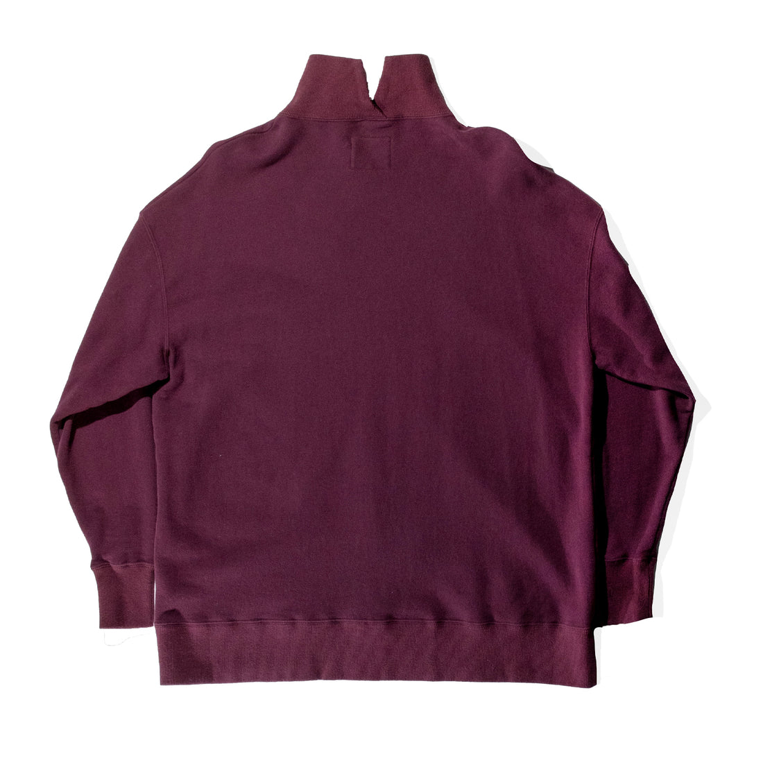 JUDITH Oversized Mockneck in Eggplant