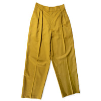 Kallmeyer Houghton Pleated Trouser in Chartreuse