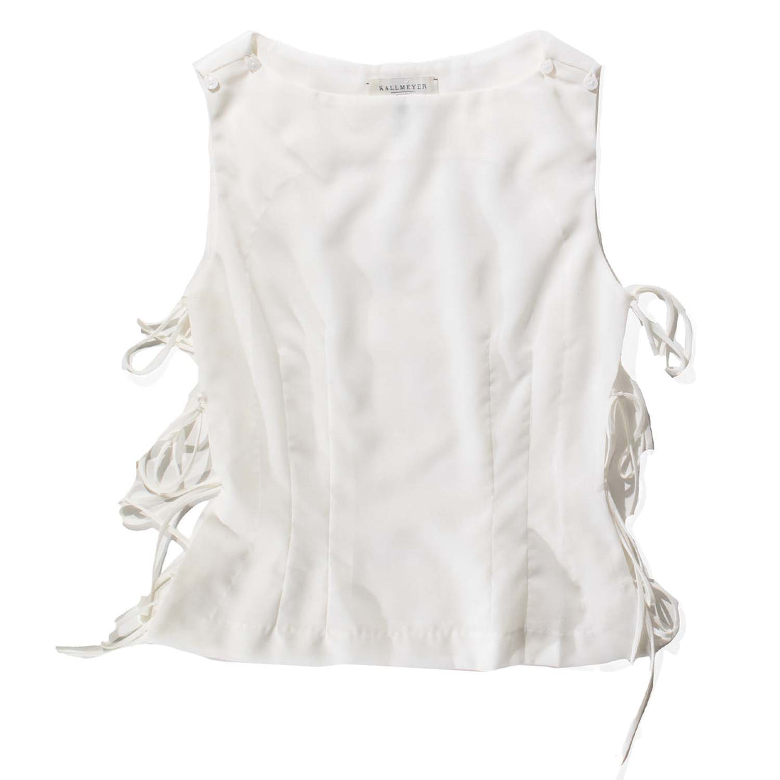 Kallmeyer Liela Apron Top in White