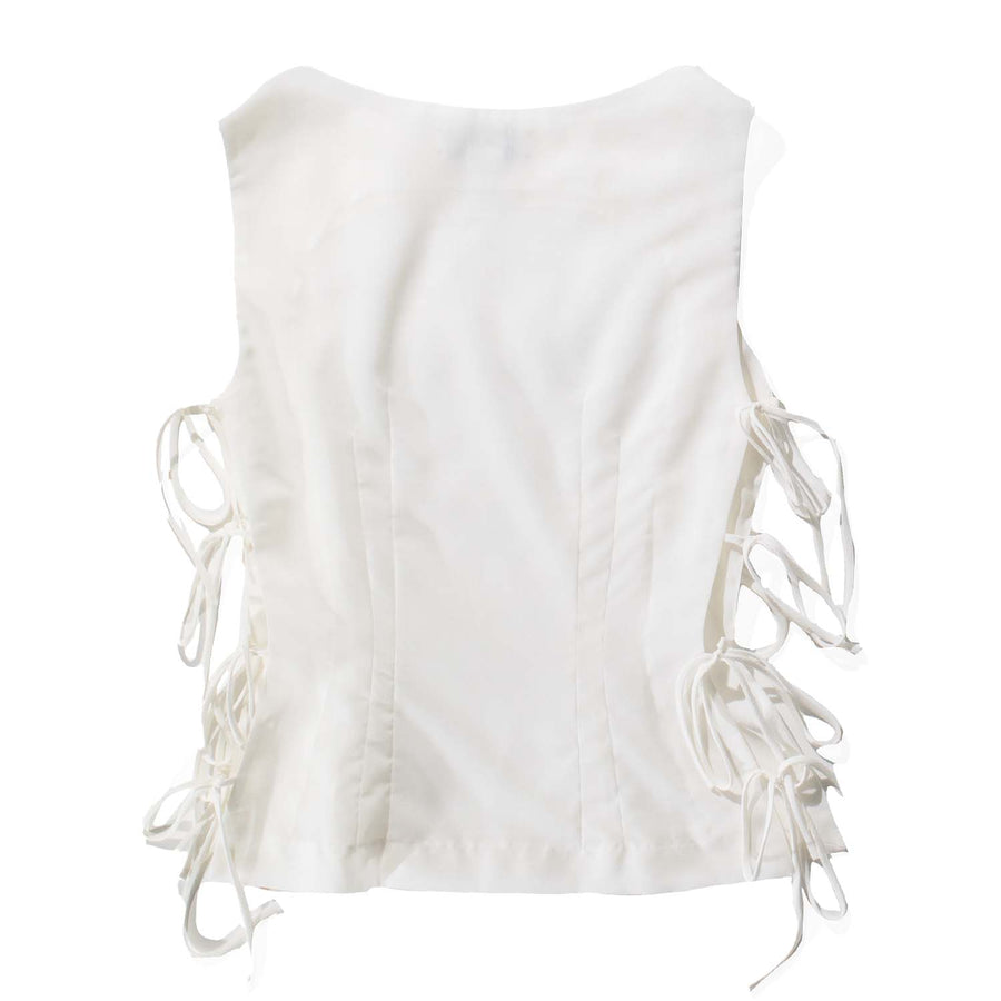 Kallmeyer Liela Apron Top in White