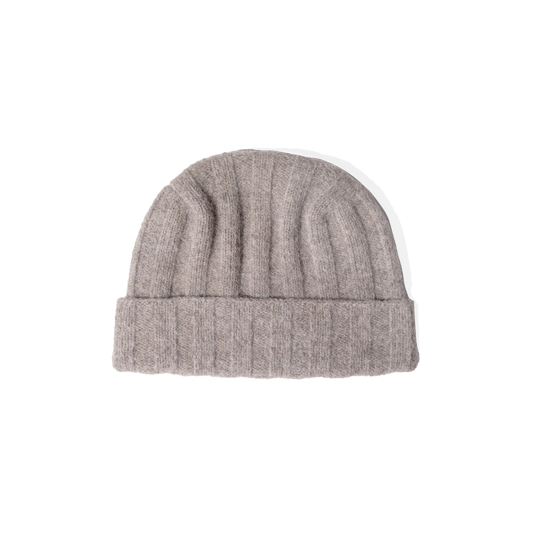 Lauren Manoogian Rib Square Hat in Grey Wool