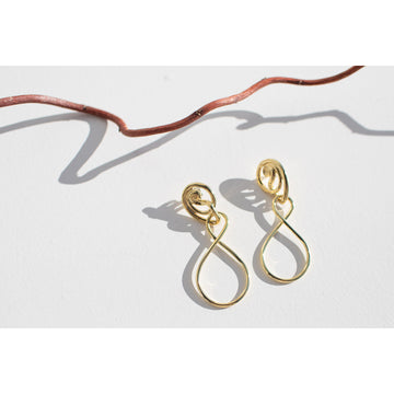 Leigh Miller Orso Hoops in Brass