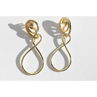 Leigh Miller Orso Hoops in Brass