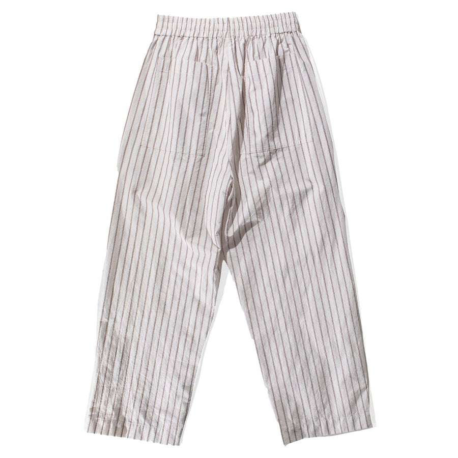 Nicholson & Nicholson Harby Pant in Off White Stripe