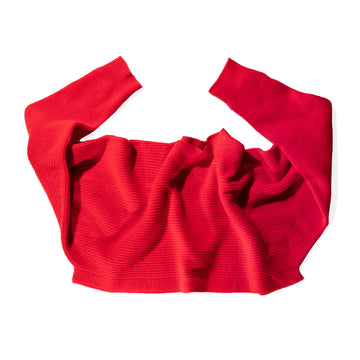 Nicholson & Nicholson Pigalle Cropped Sweater in Red