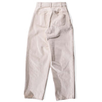 Nomia Seamed Denim Pant in Ecru