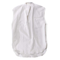 Nomia Sleeveless Anorak Top in Chalk