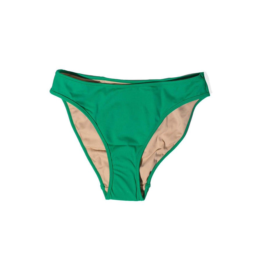 Nu Swim High Cut Bottom in Verdant