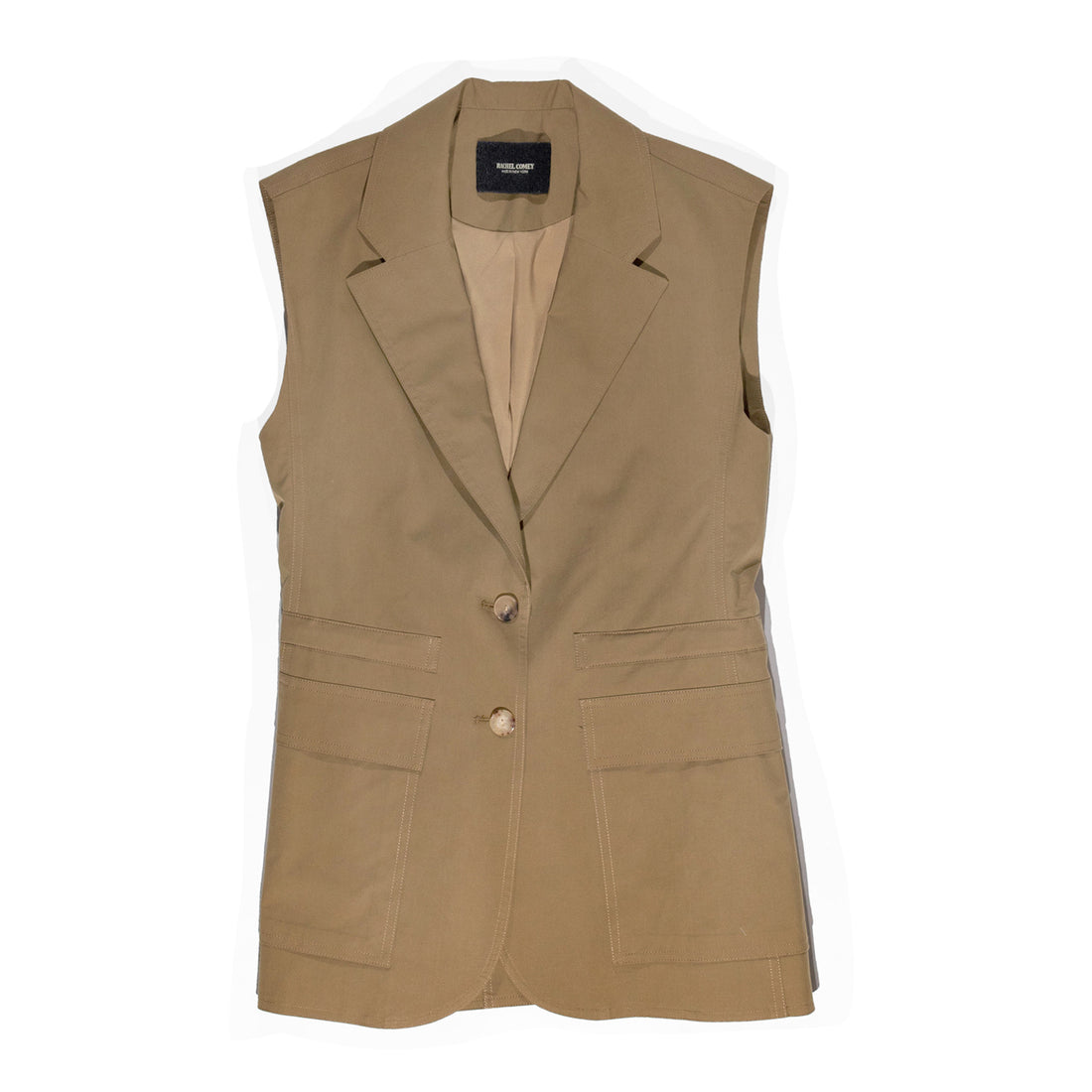 Rachel Comey Doni Vest in Gold