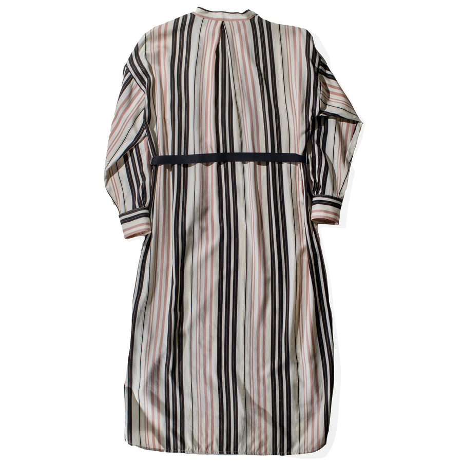 Raquel Allegra Dinka Midi Dress in Savanna Ecru