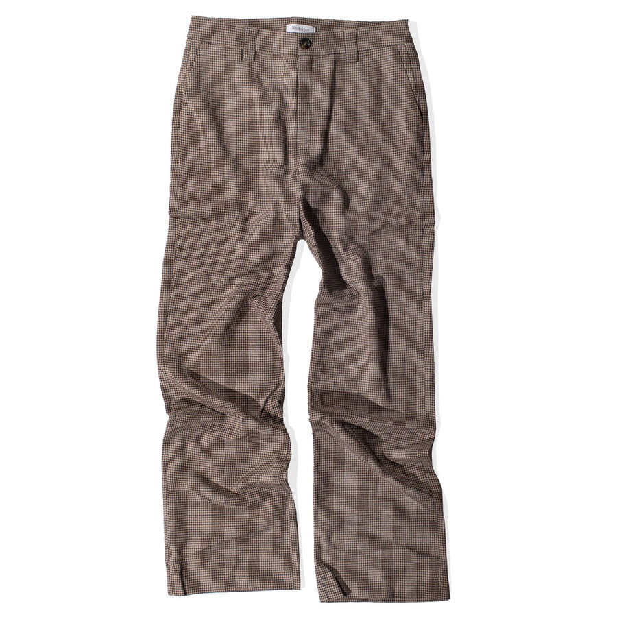 Rodebjer Aniara Hounds Pants in Brown and Beige