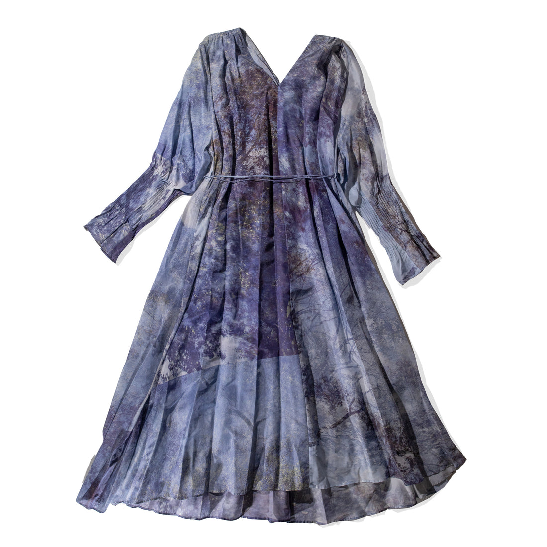 Sayaka Davis Back Gathered Dress in Print