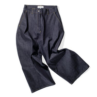 Studio Nicholson Chalco Pant Denim in Raw Indigo