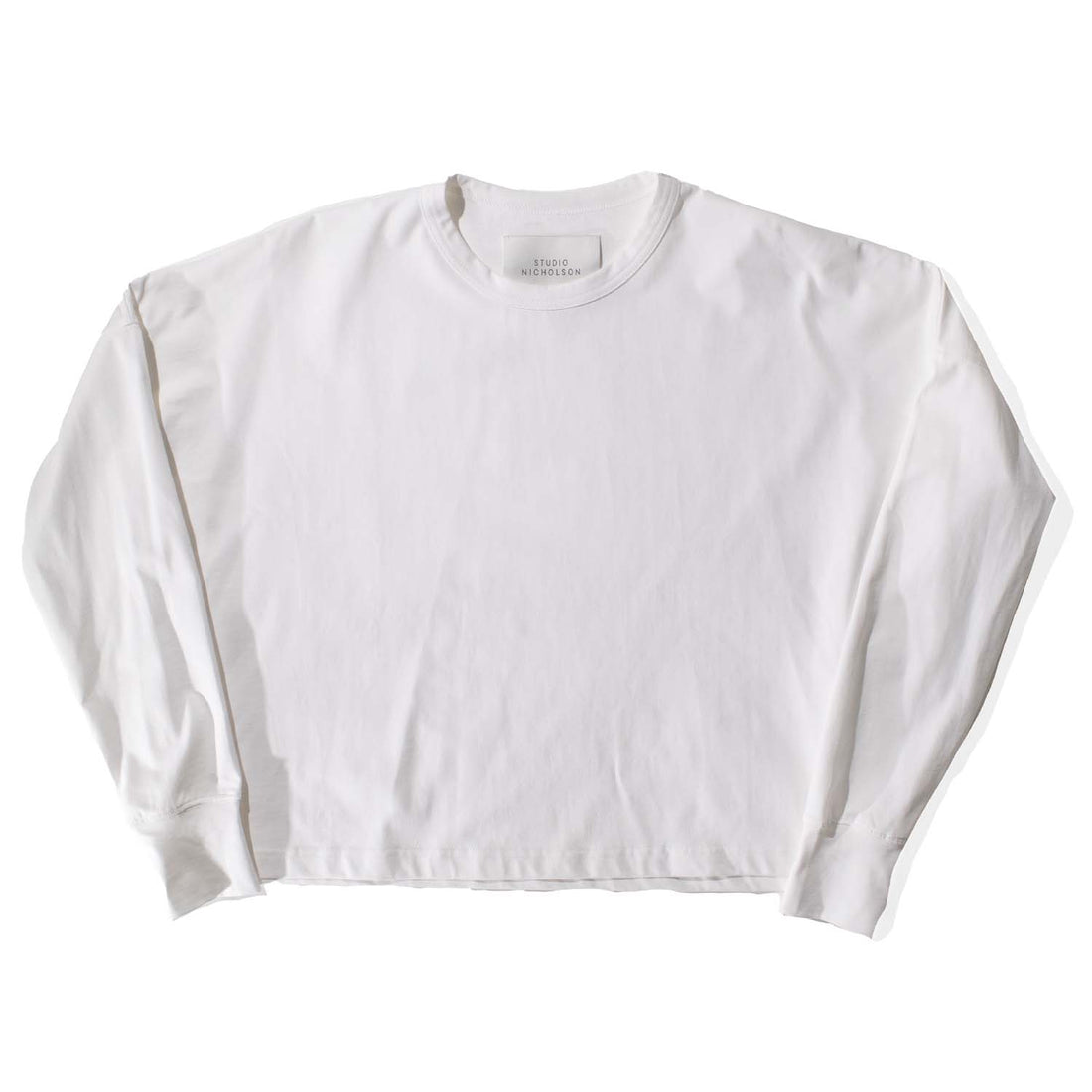 Studio Nicholson Loop T-Shirt in Optic White