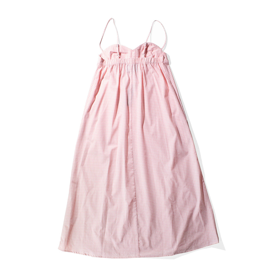 Toit Volant Tilda Dress in Pink White