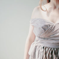 Diotima River Dress in Stripe Cotton