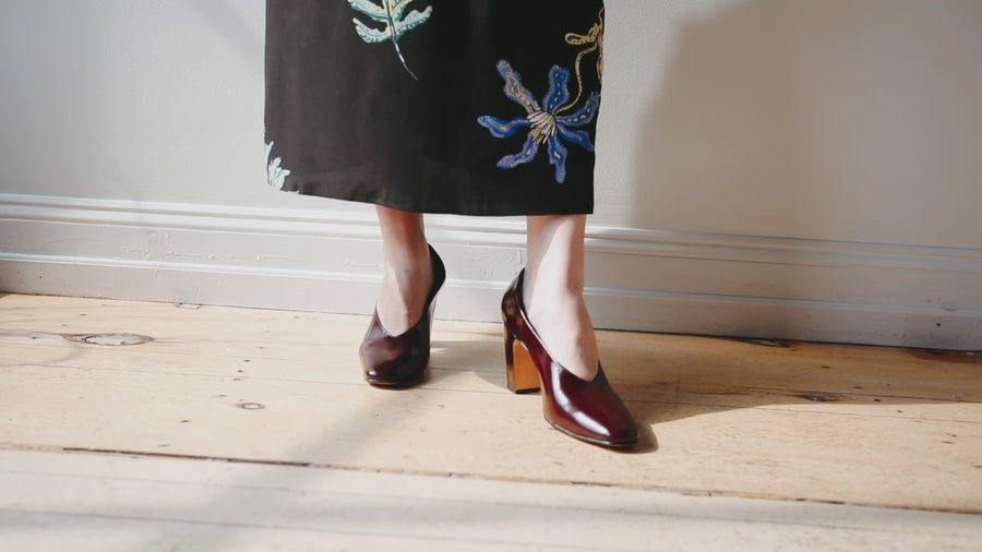 Rachel Comey Chloris Pump in Cherry