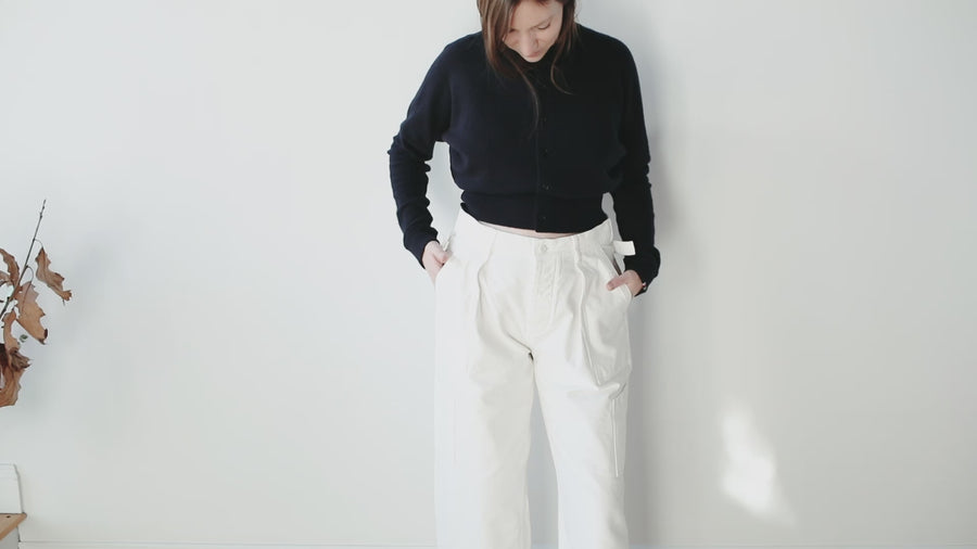 Chimala US Airforce Trousers in Off White