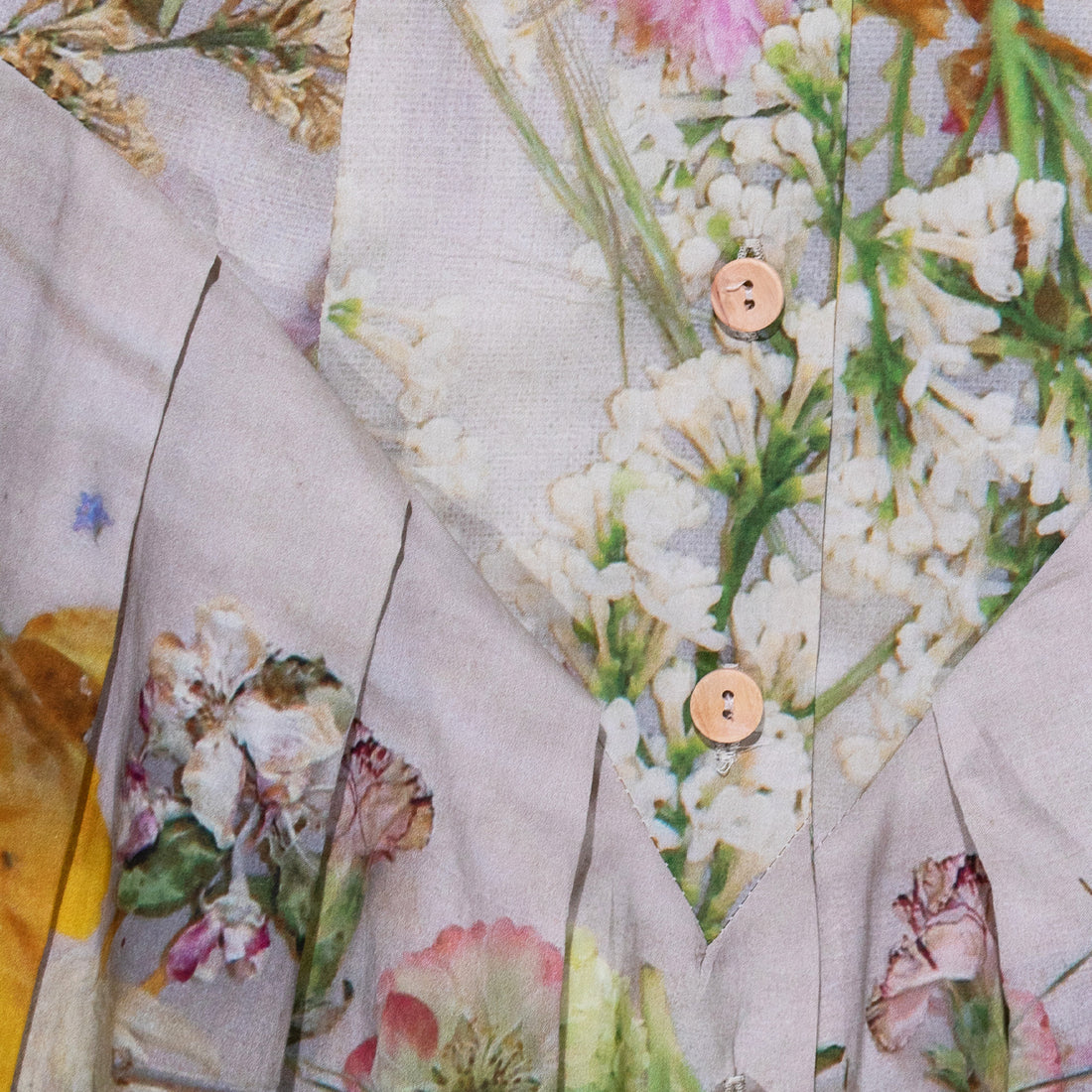 Anntian Dress in Print F – Pressed Flowers