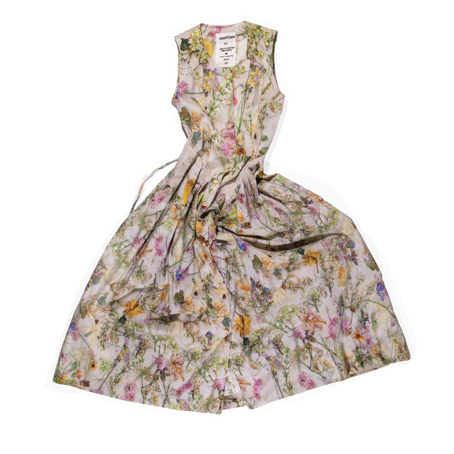 Anntian Dress in Print F – Pressed Flowers