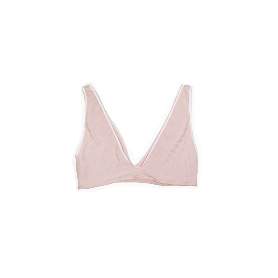 Baserange Pam Bra in Laut Pink/Contrast