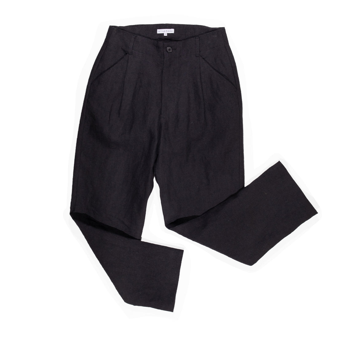 Blluemade Single Pleat Pant in Black