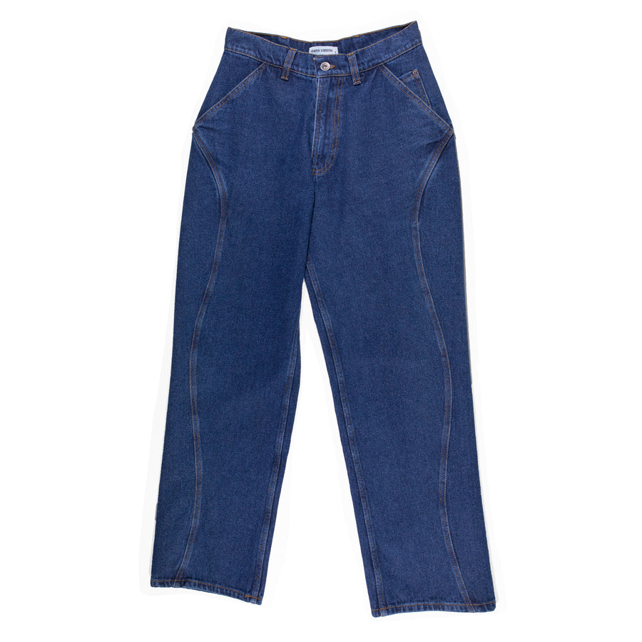 Henrik Vibskov D-Pants in Dark Indigo Denim