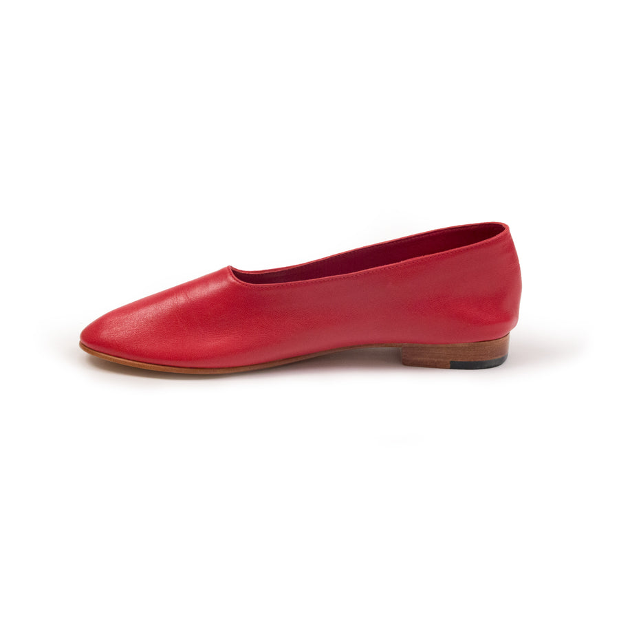 Martiniano Glove Flat in Red